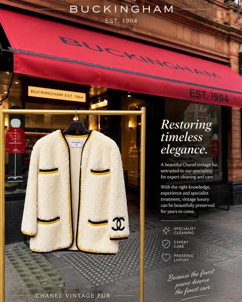Chanel vintage fur, restored to timeless elegance